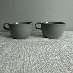 Nespresso Gray Ceramic Cappuccino Cups (Set of 2)